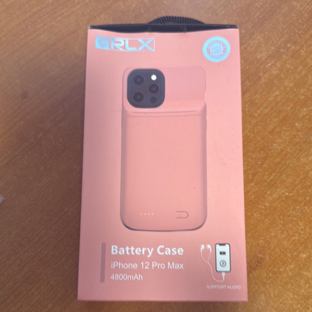 Pink Battery Case for iPhone 12 Pro Max